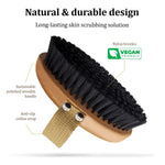 Load image into Gallery viewer, Dry Body Brush Skin Exfoliating Brush Body Scrub Gentle Scrubber Exfoliate & Soften Skin Naturally Exfoliates Dead Skin Improve Circulation Stop Ingrown Hairs Reduce Acne and Cellulite