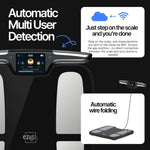 Load image into Gallery viewer, Professional 56 Metrics Smart Body Composition Scale with WiFi BMI BMR Muscle Mass Bioimpedance Analysis Machine Most Accurate Body Fat Scale Digital Apple Health&Google Fit Body Analyzer