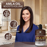 Load image into Gallery viewer, Amla Oil Serum Sulfate and Paraben Free 8.45 Fl Oz Anti Frizz Heat Protection for Damaged Hair Professional Salon Grade Deep Conditioning Smoothing Treatment for Women and Men