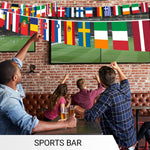 Load image into Gallery viewer, G128 European Union EU Bunting Banner Flag 8.2 x 5.5 Inch, Full String 27 Feet Printed 150D Polyester, Decorations For Bar, School, Festival Events Celebration