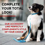 Load image into Gallery viewer, Blue Rolled Leather Dog Leash 6Ft x 0.5 in for Small Medium and Large Dogs