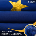 Load image into Gallery viewer, G128 Alaska State Flag 6x10 Ft StormFlyer Series Embroidered 220GSM Spun Polyester Embroidered Design, Indoor/Outdoor, Brass Grommets, Heavy Duty, All Weather