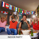 Load image into Gallery viewer, G128 Latin America 20 Countries Bunting Banner Flag 12 x 18 Inch, Full String 30 Feet Printed 150D Polyester, Decorations For Bar, School, Festival Events Celebration