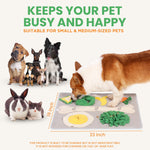 Load image into Gallery viewer, Snuffle Mat for Dogs Large Breed Keeps Pets Busy Indoors Comfortable to Lay On Soft Foraging Mat for Rabbits & Cats Interactive Enrichment Toy Slows Down Feeding Alternative to Bowls