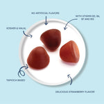 Load image into Gallery viewer, Energy B Complex Vitamin Gummies with B3 B6 B12 and Biotin Energy and Vitamin B