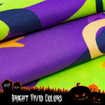 Load image into Gallery viewer, G128 Halloween Garden Flag, Trick or Treat Quote with Witch Garden Yard Decorations, 12x18 Inch Printed 150D Polyester Rustic Holiday Seasonal Outdoor Flag