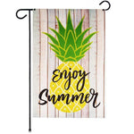 Load image into Gallery viewer, Garden Flag Enjoy Summer Pineapple 12x18 Inch Printed Blockout Polyester Summer