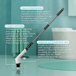 Load image into Gallery viewer, Portable Electric Spin Scrubber for Cleaning Bathroom Kitchen Car White 7 in 1
