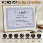 Load image into Gallery viewer, 100 Certificate Paper 8.5 x 11 inch for Printing Blank Certificate Papers for Award Certificates & Diploma Paper Premium Blue Border Award Papers Cardstock for Awards & Certificates Graduation