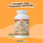 Load image into Gallery viewer, Skin and Coat Supplement with Fish Oil and Omega 3 for Dogs and Cats Dog Itch
