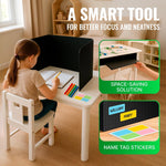 Load image into Gallery viewer, 24 Pack Privacy Folders for Students Desk Dividers for Students Privacy Shields for Student Desks Testing Dividers for Classroom Test Divider for Student Desks Classroom Folders Desk Divider