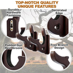 Load image into Gallery viewer, Gun Rack Wall Mount Hold Up Displays Horizontal Gun Rack and Shotgun Hooks