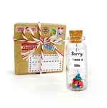 Load image into Gallery viewer, I'm Sorry Gifts for Her and Him Personalised Apology Gift Cute Poop in a Jar and Sorry Card Forgive Me Present Idea (in Beige Craft Box Sorry I was a little Rainbow Poop)