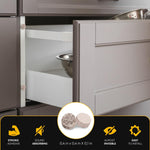 Load image into Gallery viewer, Felt Pads for Cabinet Doors 0.4 in Diameter 128 PCS Beige Self Adhesive Felt Pad