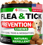 Load image into Gallery viewer, Flea and Tick Prevention for Dogs Chews Natural Dog Flea and & Tick Control Advanced Oral Pills Supplement Treatment for All Breeds & Size Vet Formulated Soft Chewables Made in USA