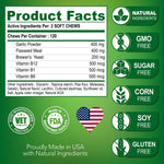Load image into Gallery viewer, Flea and Tick Prevention for Dogs Chewables All Natural Dog Flea & Tick Control Flea and Tick Chews for Dogs Oral Flea Pills for Dogs Supplement All Breeds and Ages Made in USA 120 Tablets