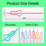 Load image into Gallery viewer, 6Pcs Drink Straw for Adults Bridal Shower Birthday Party Wedding Favor Decor Bar