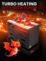 Load image into Gallery viewer, Hookah Coal Burner 800W Premium Coal Toaster Multipurpose Electric Stove for Burner for Shisha Free Tongs Charcoal for Hookah Cubes