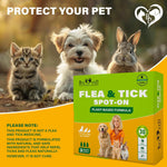 Load image into Gallery viewer, Topical Flea & Tick Drops for Dogs Cats & Rabbits Mosquito Repellent