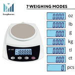 Load image into Gallery viewer, Ounce Carat and Gram Scale 0.01g Accuracy 600g Capacity Digital Balance Electronic Scale LCD for Science Lab USB Charger and AC DC Adapter Included