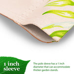 Load image into Gallery viewer, Garden Flag Welcome Gnome with Watermelon Slice 12x18 Blockout Fabric