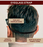 Load image into Gallery viewer, Eyeglass Nose Pads Stop Glasses from Sliding 6 Pairs Adhesive Sunglass Nose Bridge 0.5mm x 7mm x 16mm Glasses Accessories (Clear Pads & Dark Glasses Strap)