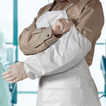 Load image into Gallery viewer, White Disposable Aprons for Adults 28x36 Inch Pack of 10 Large Size 60 GSM