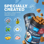 Load image into Gallery viewer, Chewables for Dogs Hemp Calming with Chamomile Extract Chicken Flavored Various
