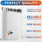 Load image into Gallery viewer, White Gusseted Bubble Mailers 10.5 x 15.75 x 4 Inch Pack of 5 Expandable Envelopes Padded Shipping Envelopes Waterproof Bubble Bags for Shipping Poly Bubble Mailers Self Seal