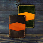 Load image into Gallery viewer, Leather Cardholder Wallet Compact Slim Design for Men & Women Front Pocket Credit Card Holder Business Card Case