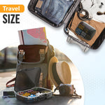 Load image into Gallery viewer, Extra Large Pill Organizer Medicine Case Black Pill Box Adjustable Compartment