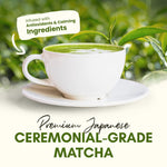 Load image into Gallery viewer, Organic Matcha Latte Pure Japanese Tea Blend with Ashwagandha Vanilla 4.68 oz