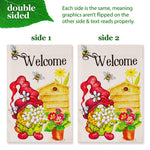 Load image into Gallery viewer, Combo Pack Garden Flag Stand Black 36x16 in and Garden Flag 12x18 in Spring
