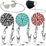 Load image into Gallery viewer, Eyewear Retainers Eye Glass String 3 Cords Strap Holder Eyeglass Chain for