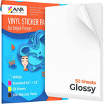 Load image into Gallery viewer, Printable Vinyl Sticker Paper Waterproof Decal Paper for Inkjet Printer 50 Sheet