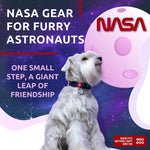 Load image into Gallery viewer, Nylon Dog Collar Adjustable for Small Medium Dogs 916 in Neck x 4/5 in NASA