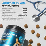 Load image into Gallery viewer, Probiotics for Dogs Dog Probiotic Chews for Digestive and Gut Health Dental Immune System Support Chewable Prebiotic Soft Treats Wild Yam Yeast Powder Diarrhea and Bowel Support Supplement