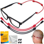 Load image into Gallery viewer, Glasses Strap Holder Adjustable L Size 15 inch Around Neck Head Lanyard 2 Pcs