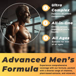 Load image into Gallery viewer, Men's Multivitamin & Mineral Complex with Plant Based Extracts Multivitamin for Men Improves Overall Health Antioxidant & Natural Body Support 60 Capsules 30 Day Supply
