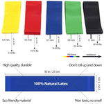 Load image into Gallery viewer, Resistance Bands Exercise Set Fitness Workout Stretch Elastic Loop Legs Therapy