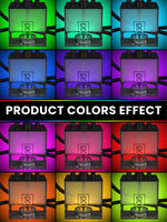 Load image into Gallery viewer, Hookah 1 Hose Hookah Set YADO Square Hookah To Go with 1 hose with LED Light