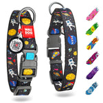 Load image into Gallery viewer, WAUDOG Nylon Dog Collar Adjustable Dog Collar for Large Dogs Small & Medium Dogs Breakaway Puppy Collars for Large Breed Dogs Boy & Girl Dog Collars with Durable Plastic Buckle and QR Dog Tag