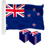 Load image into Gallery viewer, New Zealand Kiwi Flag 3x5 Ft 10Pack 150D Printed Polyester By G128
