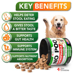 Load image into Gallery viewer, No Poo Chews for Dogs Advanced Coprophagia Stool Eating Deterrent for Dogs Stop Dog Poop Eating Probiotics & Digestive Enzymes Supplement Made in USA Vet Formulated 120 Soft Treats