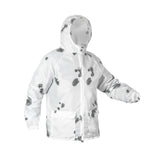 Load image into Gallery viewer, Blur Snow Camo Winter Camouflage Ultra Thin Overwhites for Hunting Airsoft Paintball Outdoor (M)