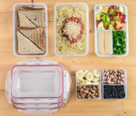Load image into Gallery viewer, Meal Prep Lunch Box 8 piece set Insulated Container For Adults Large Box