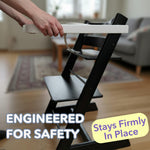 Load image into Gallery viewer, High Chair Tray for Stokke Tripp Trapp White No Baby Set Needed. Suction Surface Snap on BPA Free