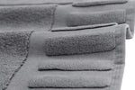 Load image into Gallery viewer, Luxury Bath Mat Floor Towel Set Grey White 22 x34 in 2 Pack Absorbent Cotton