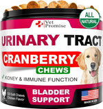 Load image into Gallery viewer, Dog UTI Treatment Cranberry Supplement for Dogs UTI Bladder Control 120 Chews