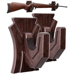 Load image into Gallery viewer, Gun Rack Wall Mount Decor Displays Horizontal Gun Rack Shotgun Bow Wood Hooks